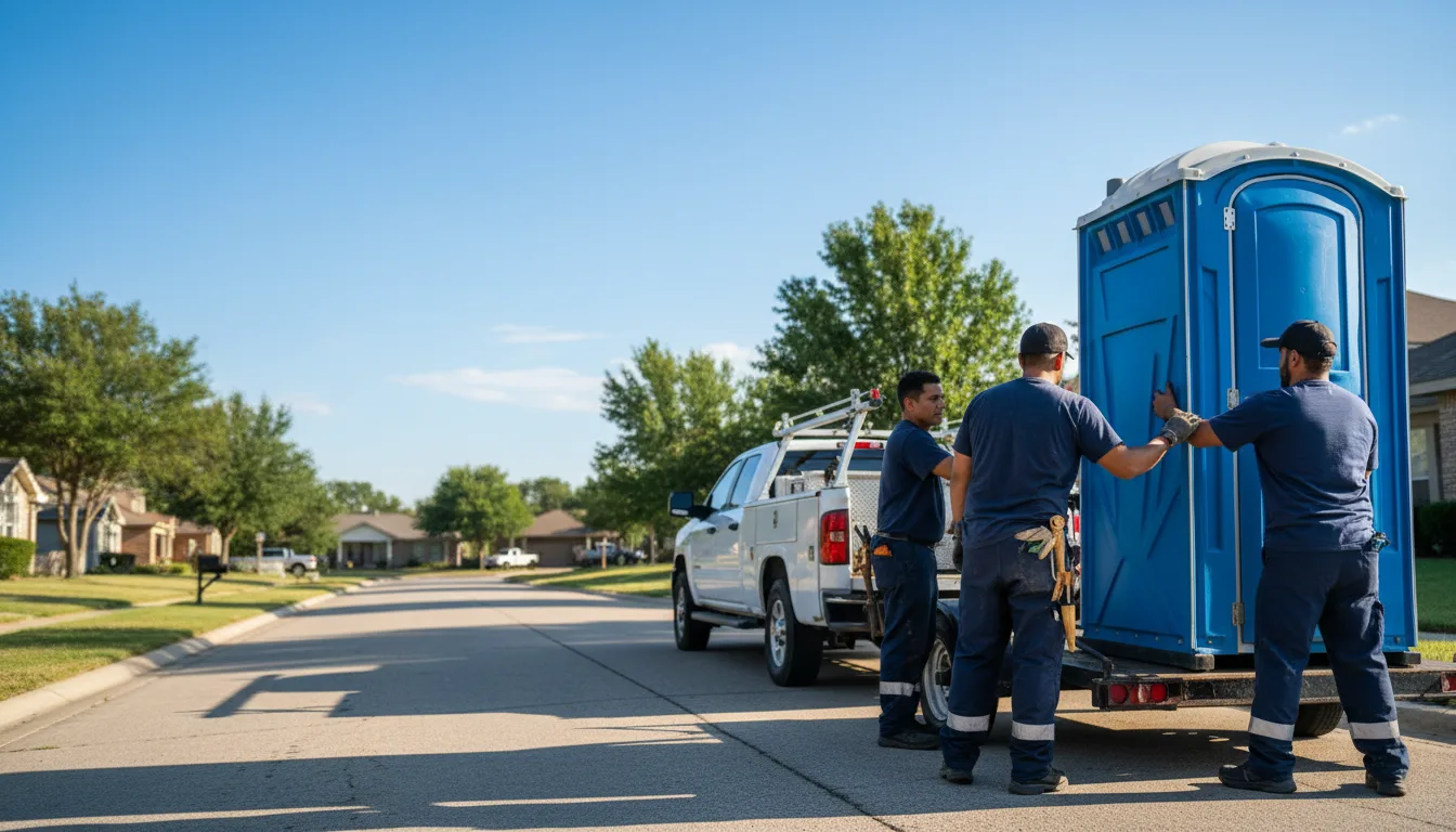 Portable Toilet Rental in Millersview, TX near me